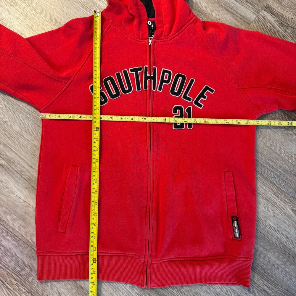 Southpole Kids Large 16-18 Vintage Y2K‎ Oversized Zip Hoodie - Picture 6 of 7